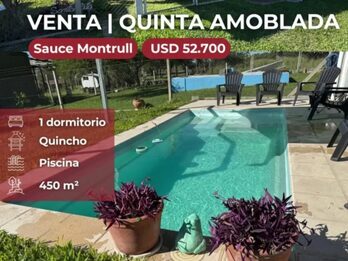 VENTA HERMOSA CASA QUINTA SAUCE MONTRULL