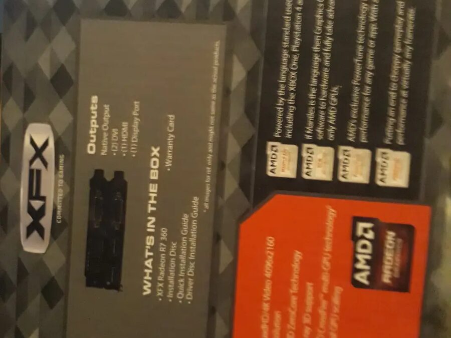 Tarjeta Grafica AMD Raedon R7 360 2GB GDDR5