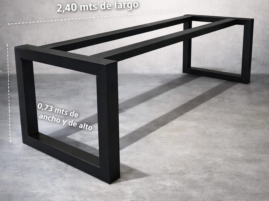 Pie de Mesa Estilo Industrial