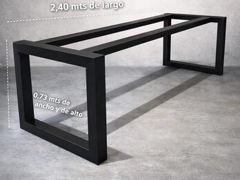 Pie de Mesa Estilo Industrial