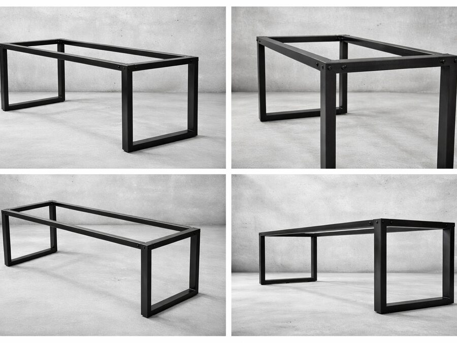 Pie de Mesa Estilo Industrial