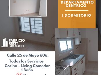 ALQUILO departamento 1 Dormitorio Centrico
