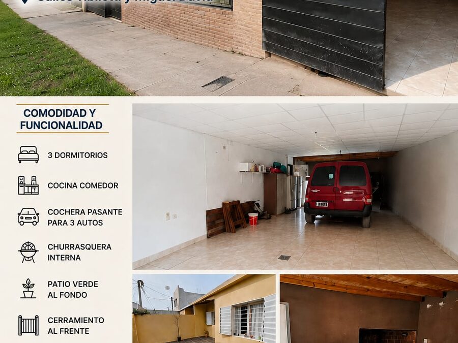 VENTA CASA OPORTUNIDAD -PRECIO UNICO