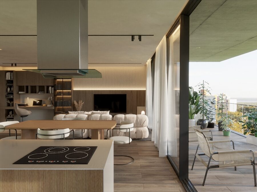 Departamentos en venta (en construccion) en Alameda 405 frente al colegio centenario