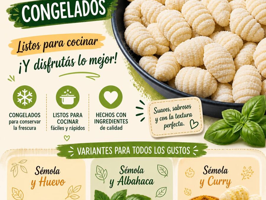 ñoquis congelados