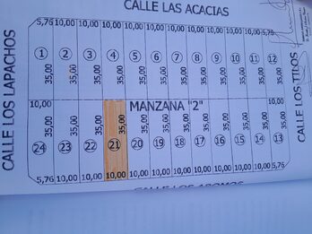 VENDEMOS TERRENO EN SAUCE MONTRULL Calle Marega