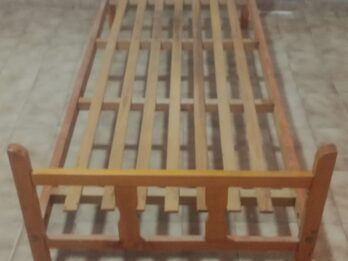 Cama de una plaza.
