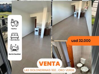🏡 Departamento + cochera por solo USD 32.000