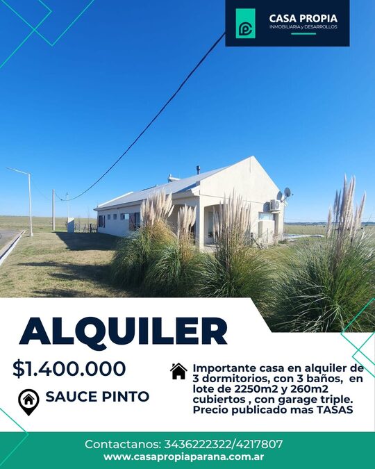OPORTUNIDADES EN ALQUILERES
