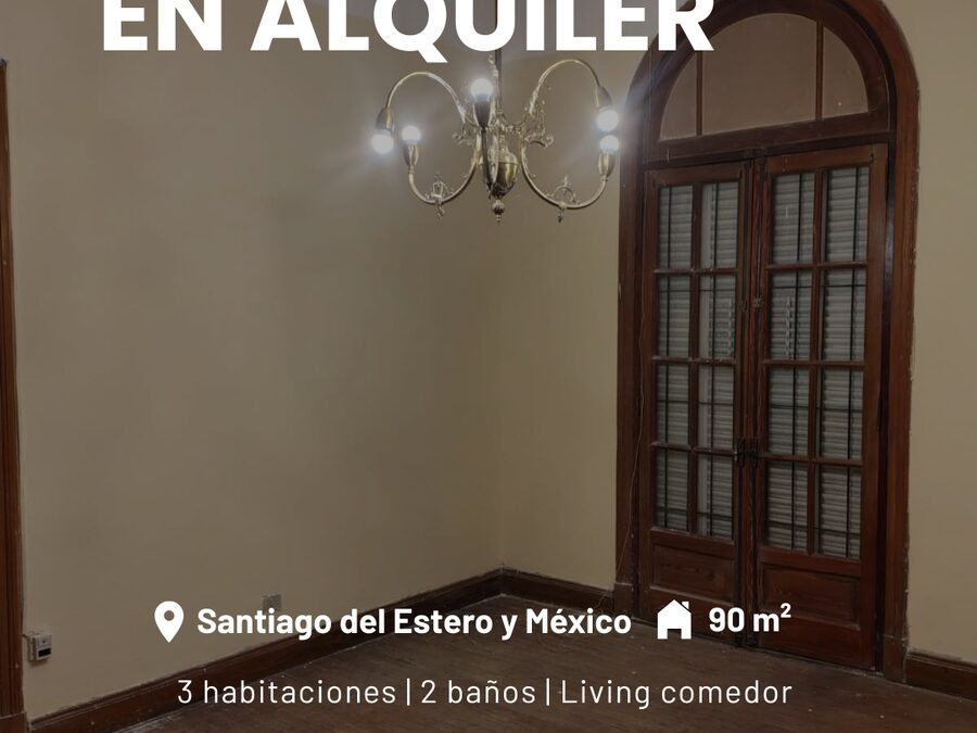 Alquilo casa en planta alta. Zona centro parque