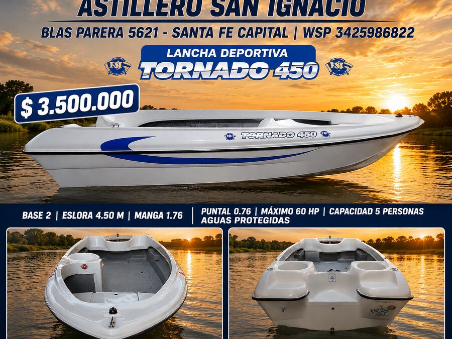 TORNADO 450 BASE 1 Y BASE 2 CON CONSOLA