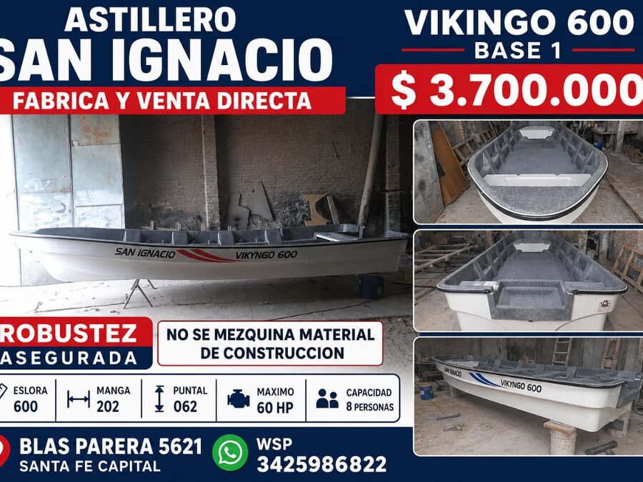 VIKINGO 600 BASE 1 NUEVOS