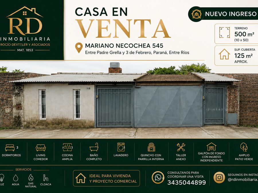 CASA 3 DORMITORIOS
