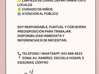Busco empleo