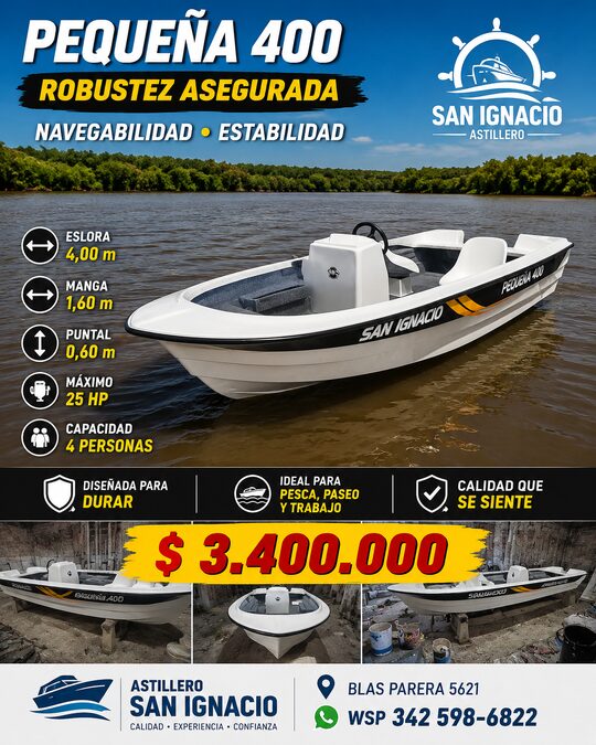 PEQUEÑA 400 FULL NUEVA