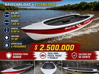 SAN IGNACIO UBAJAY 505 LANCHA PESCADORA