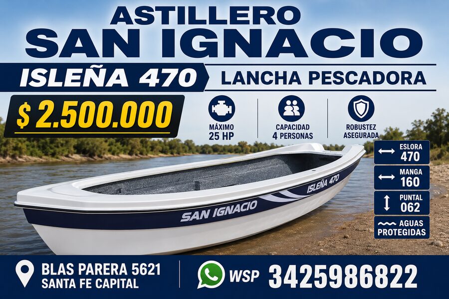 SAN IGNACIO ISLEÑA 470 LANCHA PESCADORA