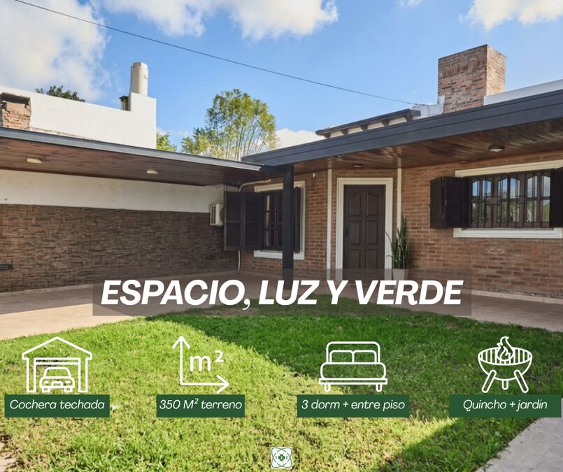 Casa 3 dormitorios con amplios espacios - Av. Almirante Brown a metros de Circunvalación