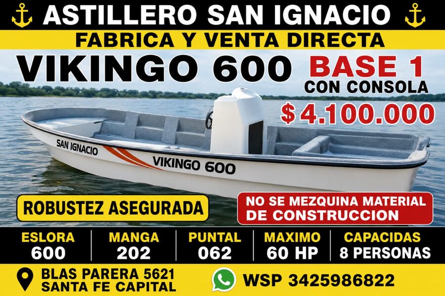 VIKINGO 600 BASE 1 CON CONSOLA MATRIZADA