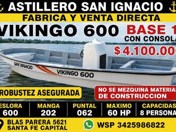 VIKINGO 600 BASE 1 CON CONSOLA MATRIZADA