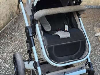 Coche 3 en 1 - plegable (huevito, coche y moisés)
