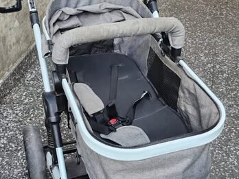 Coche 3 en 1 - plegable (huevito, coche y moisés)
