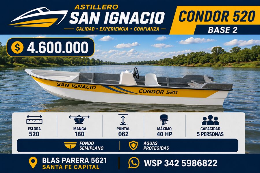 LANCHA TRACKER CONDOR 520 FULL 2 PROA MATRIZADA