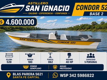 LANCHA TRACKER CONDOR 520 FULL 2 PROA MATRIZADA