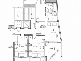 Cervantes 550 piso 12. Oportunidad! Departamento dos dormitorios con cochera