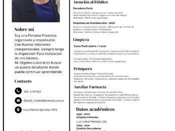 Busco empleo