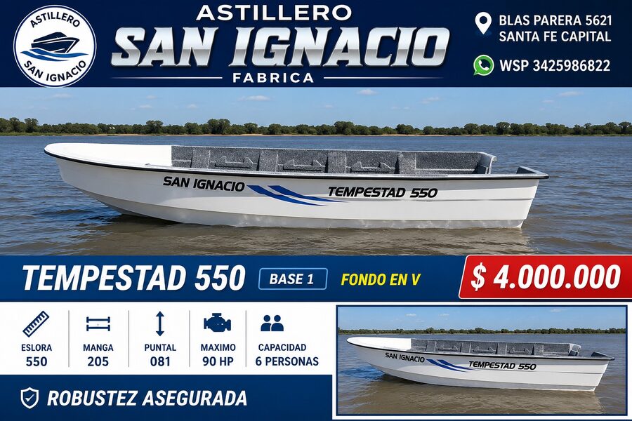 SAN IGNACIO 550 TRACKER EN V