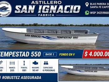 SAN IGNACIO 550 TRACKER EN V