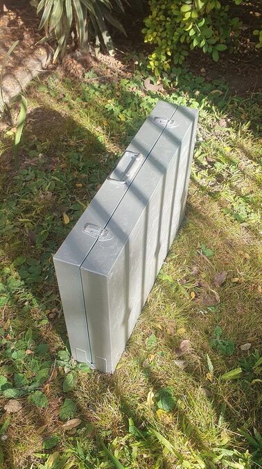 Mesa plegable con 4 asientos