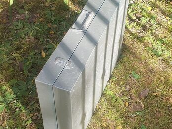 Mesa plegable con 4 asientos