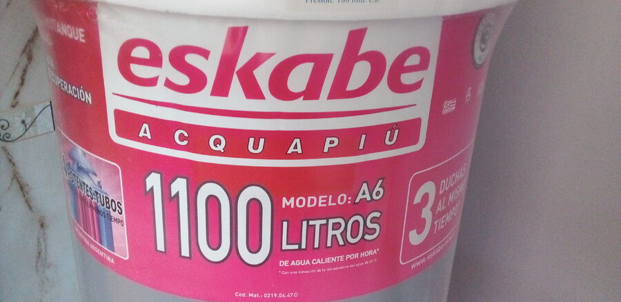 Termotanque Eskabe Acquapiu A6 1100 Lts Alta Recuperacion Nuevo En Caja