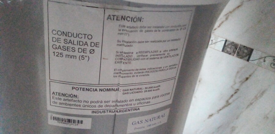 Termotanque Eskabe Acquapiu A6 1100 Lts Alta Recuperacion Nuevo En Caja