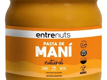 Pasta de maní natural Entrenuts