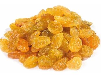 Pasas de uva sin semilla rubias