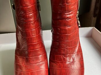 Botas rojas Saverio Di Ricci nro 38