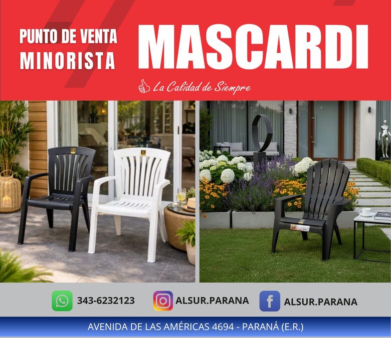 SILLONES PLASTICOS MASCARDI