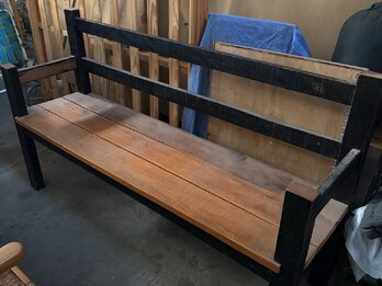 Sillon exterior estilo campo