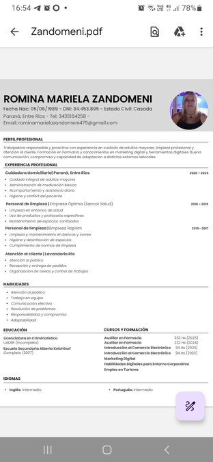 Busco empleo