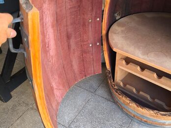 Barril 200 lts de Roble hecho bodega