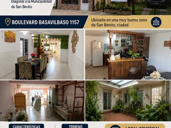 Casa 194 M2 construidos con local comercial