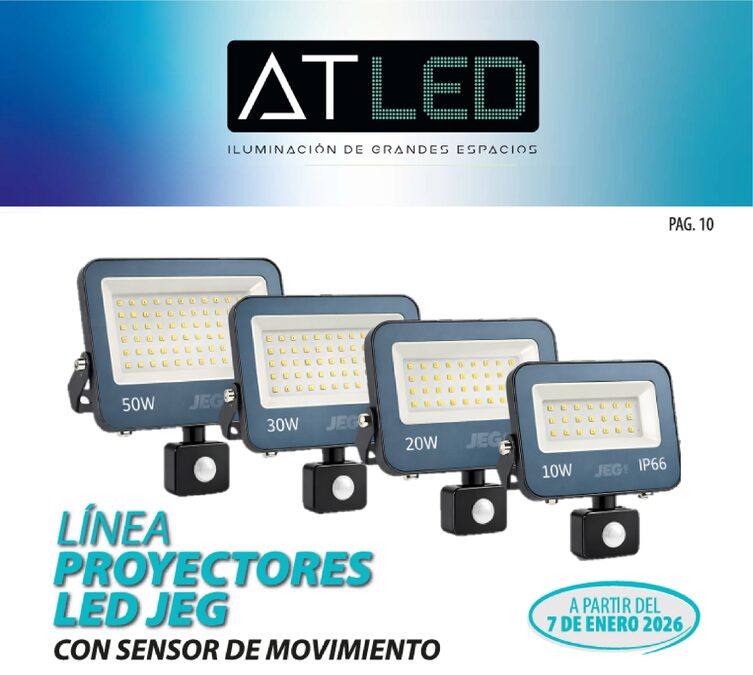REFLECTOR LED 30W CON SENSOR DE MOVIMIENTO
