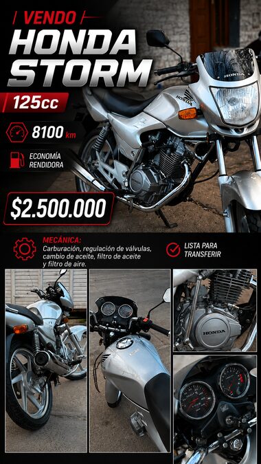 HONDA STORM 125cc - 2011