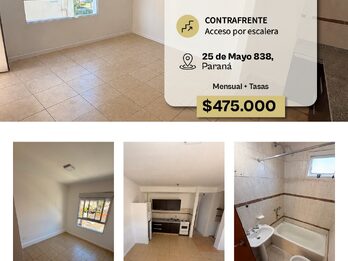 ALQUILO DEPARTAMENTO 1 DORMITORIO