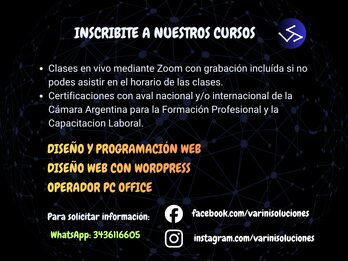 ¡Inscribite hoy! Cursos online con validez nacional