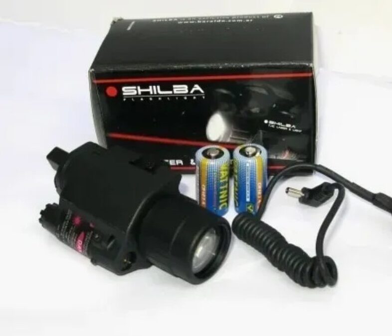 Mira laser con linterna