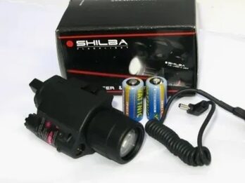 Mira laser con linterna